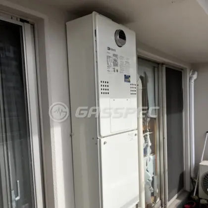 施工後の暖房熱源機（ノーリツ GTH-C2460AW3H-1 BL）