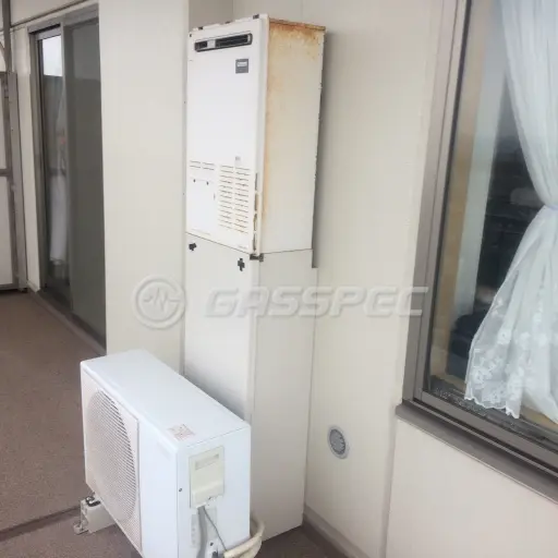 交換前の給湯器（ナショナル（松下） AT-366RSA-AW2Q）