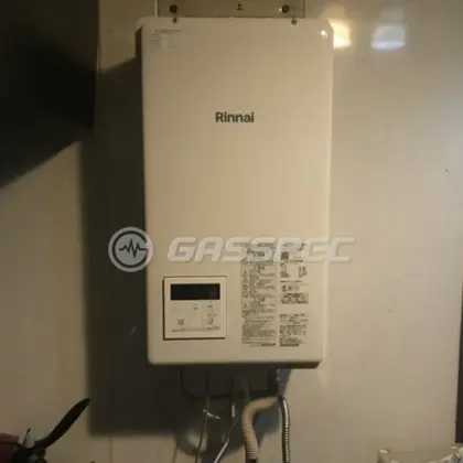 施工後の給湯器（リンナイ RUX-V1615SFFBA(A)-E）