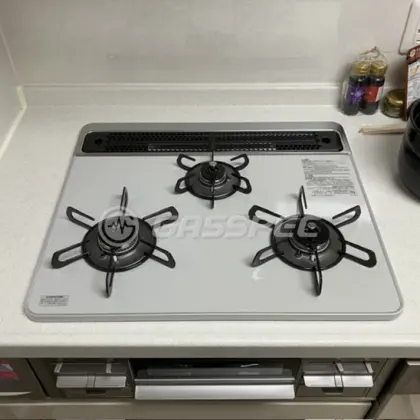 施工後のビルトインガスコンロ（パロマ PD-509WS-60CV）