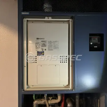 施工後の暖房熱源機（ノーリツ GTH-2454AW3H-H BL）