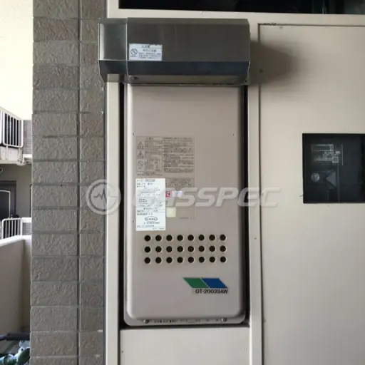 交換前の給湯器（ノーリツ GT-2003SAW）
