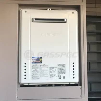 施工後の給湯器（ノーリツ GT-2070SAW BL）