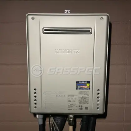 施工後の給湯器（ノーリツ GT-C2472SAW BL）
