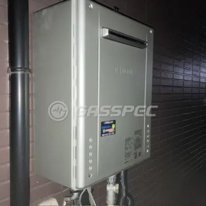 施工後の給湯器（ノーリツ GT-C2472SAW BL）