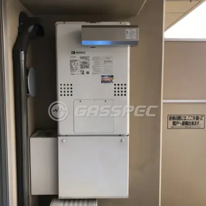施工後の暖房熱源機（ノーリツ GTH-CP2460SAW3H-L-1 BL）