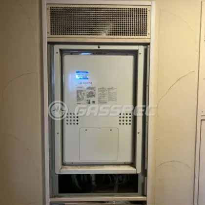施工後の暖房熱源機（ノーリツ GTH-2454AW3H-H BL）
