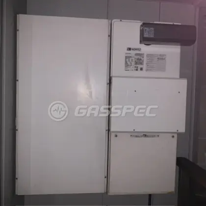 施工後の暖房熱源機（ノーリツ GTH-C2461AW6H-L-1 BL）