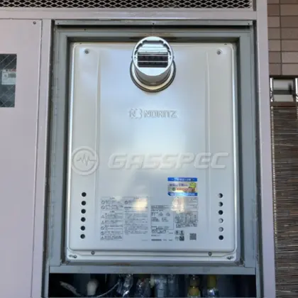 施工後の給湯器（ノーリツ GT-2070SAW-T BL）