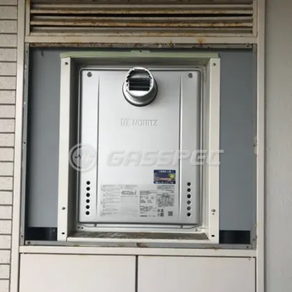 施工後の給湯器（ノーリツ GT-C2472AW-T BL）