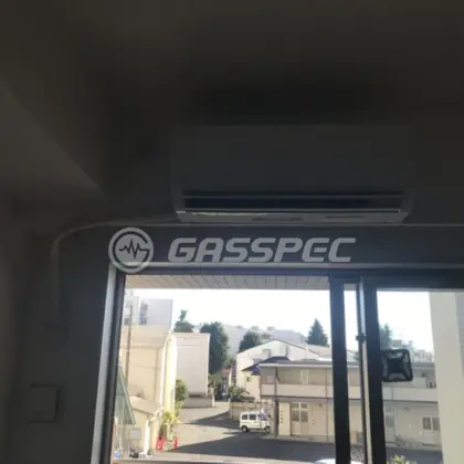 施工後のエアコン（パナソニック XCS-403DFL2-W）