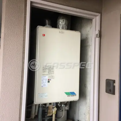 施工前の暖房熱源機（GTD-163AW-FF）