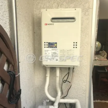 施工後の給湯器（ノーリツ GQ-2039WS-1）