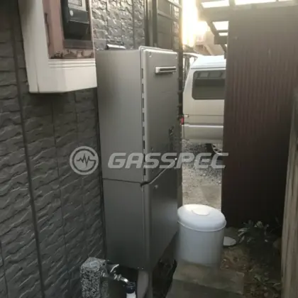 施工後の給湯器（ノーリツ GT-C2472SAW BL）
