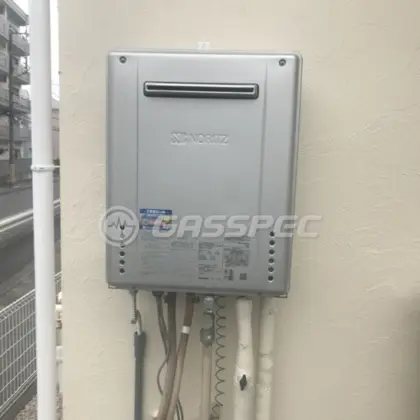 施工後の給湯器（ノーリツ GT-C2072SAW BL）