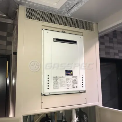 施工後の給湯器（ノーリツ GT-2070SAW BL）