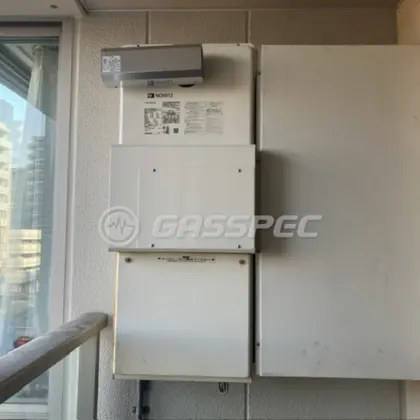 施工後の暖房熱源機（ノーリツ GTH-C2460AW3H-L-1 BL）