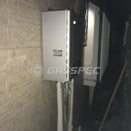 施工後の給湯器（ノーリツ GT-C2472SAW BL）
