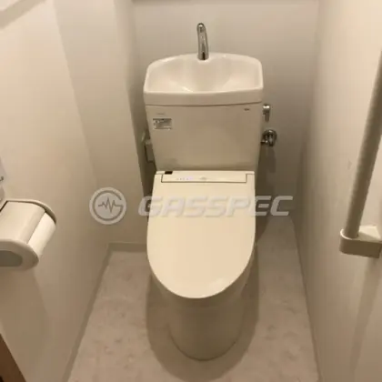 施工後のトイレ（TOTO CS232BP#SC1）