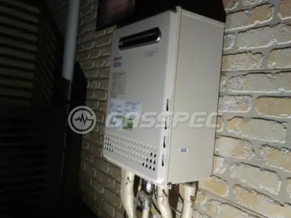 施工後の給湯器（ノーリツ GT-C2052SAWX-2 BL）