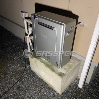 施工後の給湯器（ノーリツ GT-C2472SAR BL）