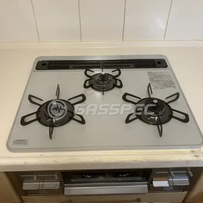 施工後のビルトインガスコンロ（パロマ PD-509WS-60CV）