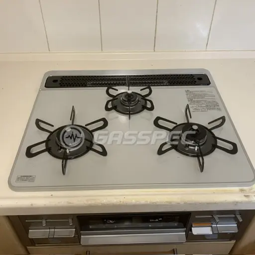交換後のビルトインガスコンロ（パロマ PD-509WS-60CV）