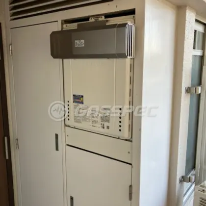 施工後の給湯器（ノーリツ GT-2070SAW BL）