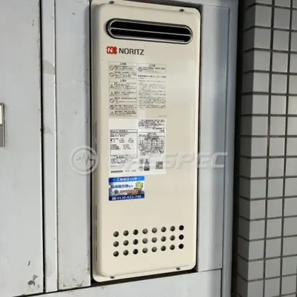 施工後の給湯器（ノーリツ GT-1653SAWX-4 BL）