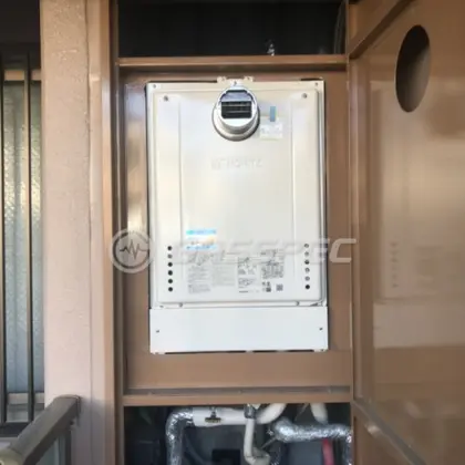施工後の給湯器（ノーリツ GT-2470AW-T BL）