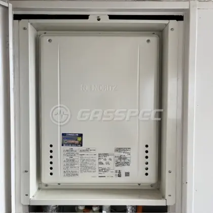 施工後の給湯器（ノーリツ GT-2070SAW-TB BL）