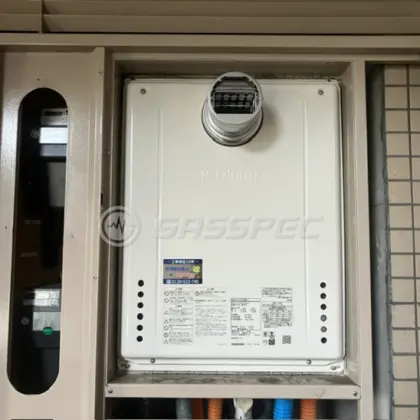 施工後の給湯器（ノーリツ GT-2070SAW-T BL）