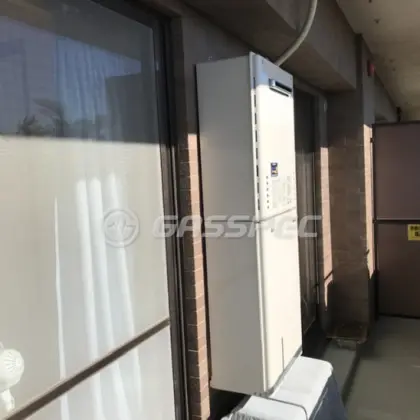 施工後の給湯器（ノーリツ GT-2470SAW BL）
