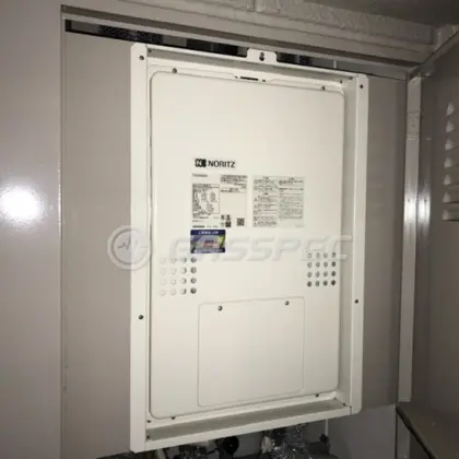施工後の暖房熱源機（ノーリツ GTH-2454AWD-TB BL）