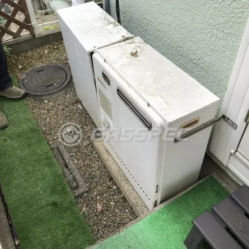 交換前の給湯器（ノーリツ GT-2422SARX）