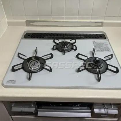 施工後のビルトインガスコンロ（パロマ PD-509WS-60CV）