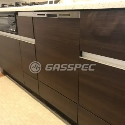 施工後のビルトイン食洗機（パナソニック NP-45MD9W）
