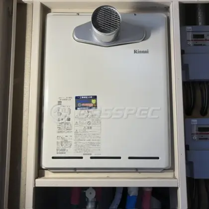 施工後の給湯器（リンナイ RUF-A2405SAT-L(B)）