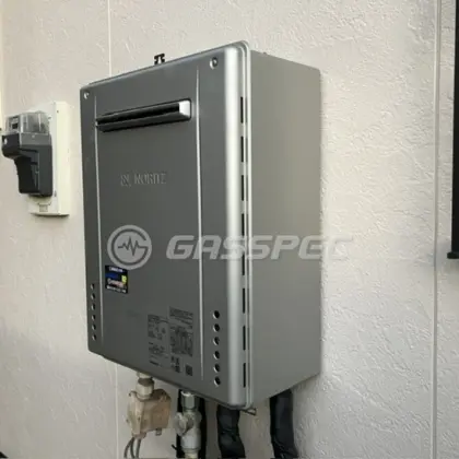 施工後の給湯器（ノーリツ GT-C2072SAW BL）