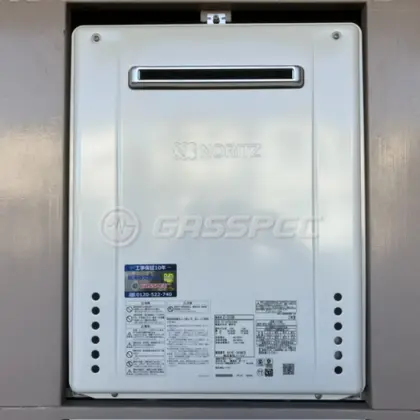 施工後の給湯器（ノーリツ GT-2470AW BL）
