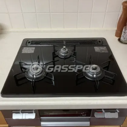 施工後のビルトインガスコンロ（ノーリツ N3WT6RWTP1SI）
