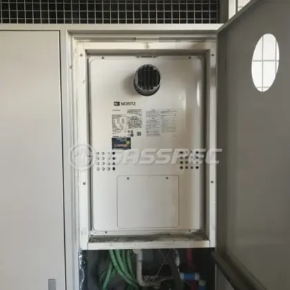施工後の暖房熱源機（ノーリツ GTH-2454AW3H-T BL）