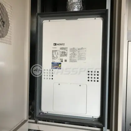 施工後の暖房熱源機（ノーリツ GTH-2454SAW3H-H BL）