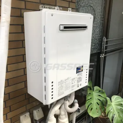 施工後の給湯器（ノーリツ GT-1670SAW BL）