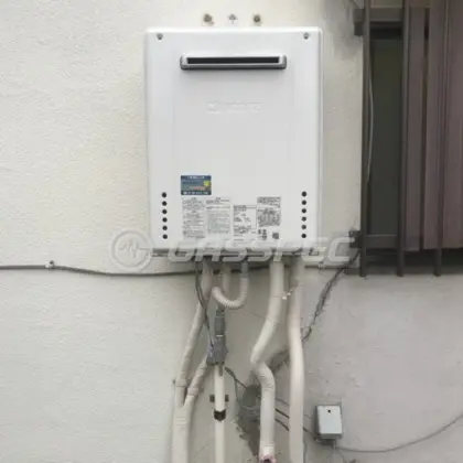 施工後の給湯器（ノーリツ GT-2070SAW BL）
