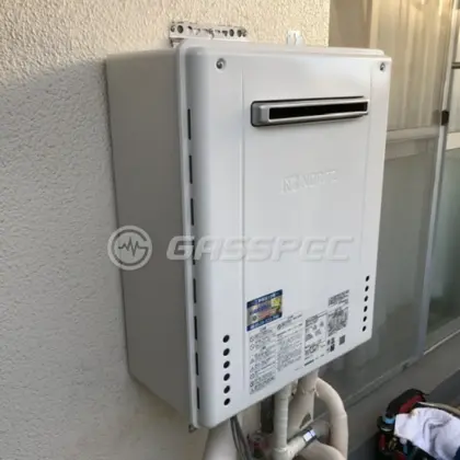 施工後の給湯器（ノーリツ GT-2070SAW BL）