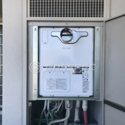 施工後の暖房熱源機（リンナイ RVD-A2400AT2-3(B)）