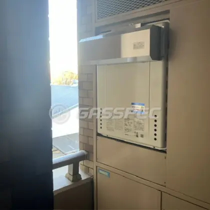 施工後の給湯器（ノーリツ GT-2470SAW BL）