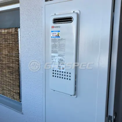 施工後の給湯器（ノーリツ GQ-1628AWX-DX BL）