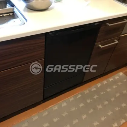 施工後のビルトイン食洗機（パナソニック NP-45RD9K）